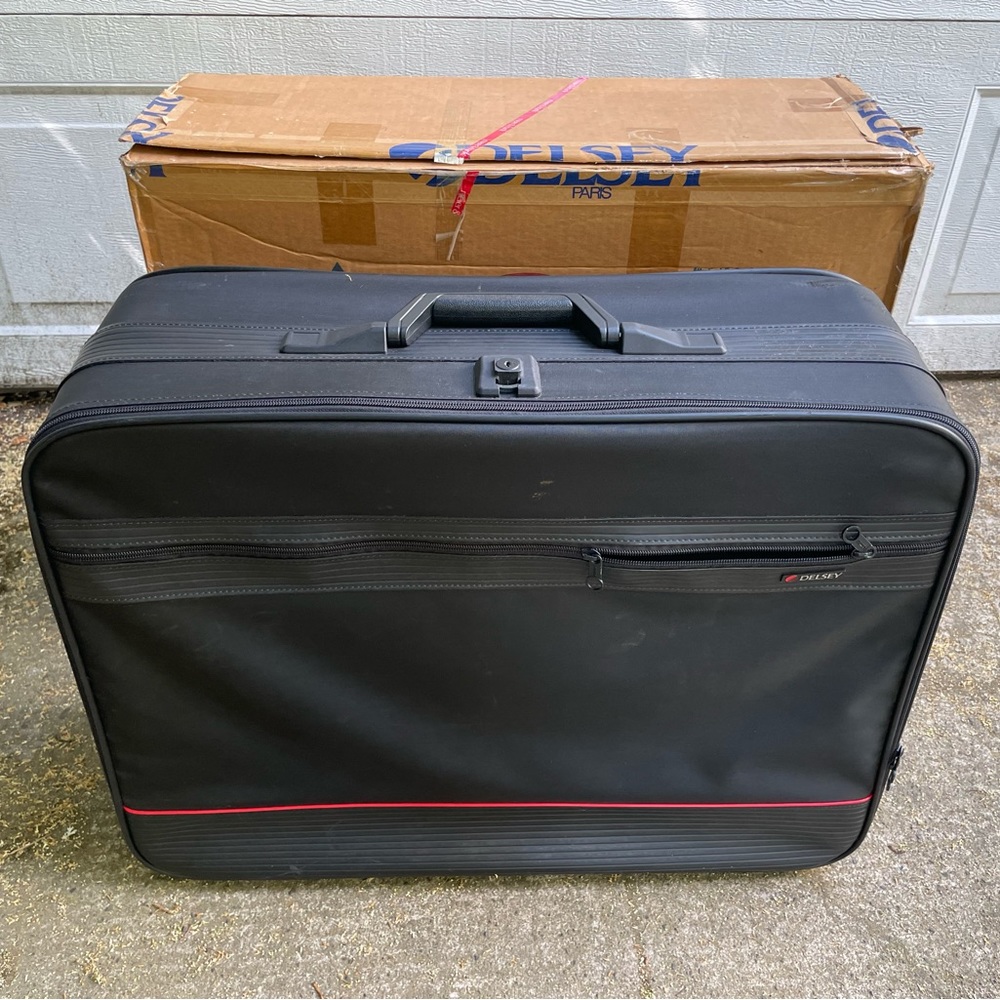 Vintage Delsey Suitcase